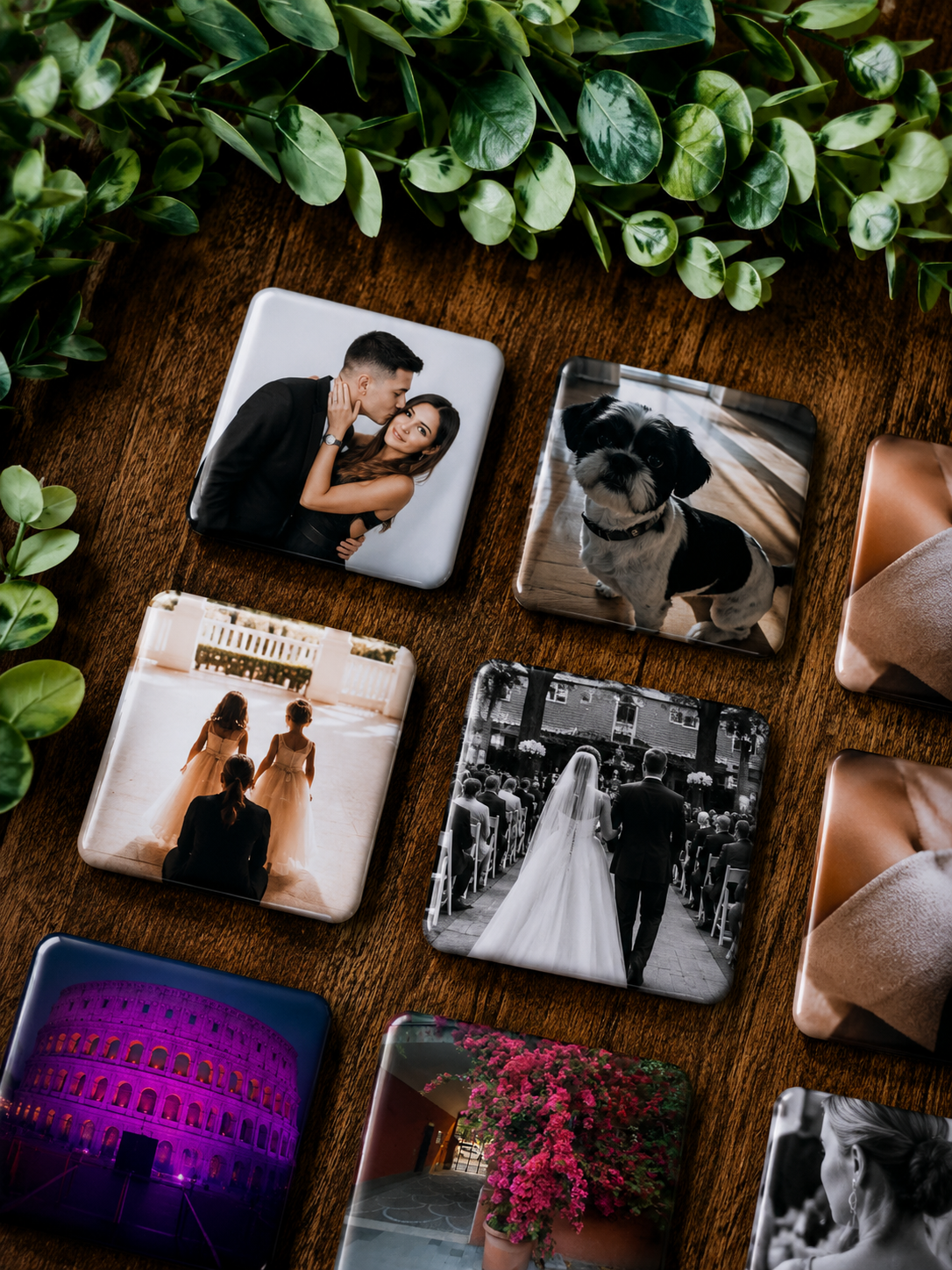 Personalizowane magnesy ze zdjęciem 5 × 5 cm – Twoje wspomnienia zawsze blisko ❤️